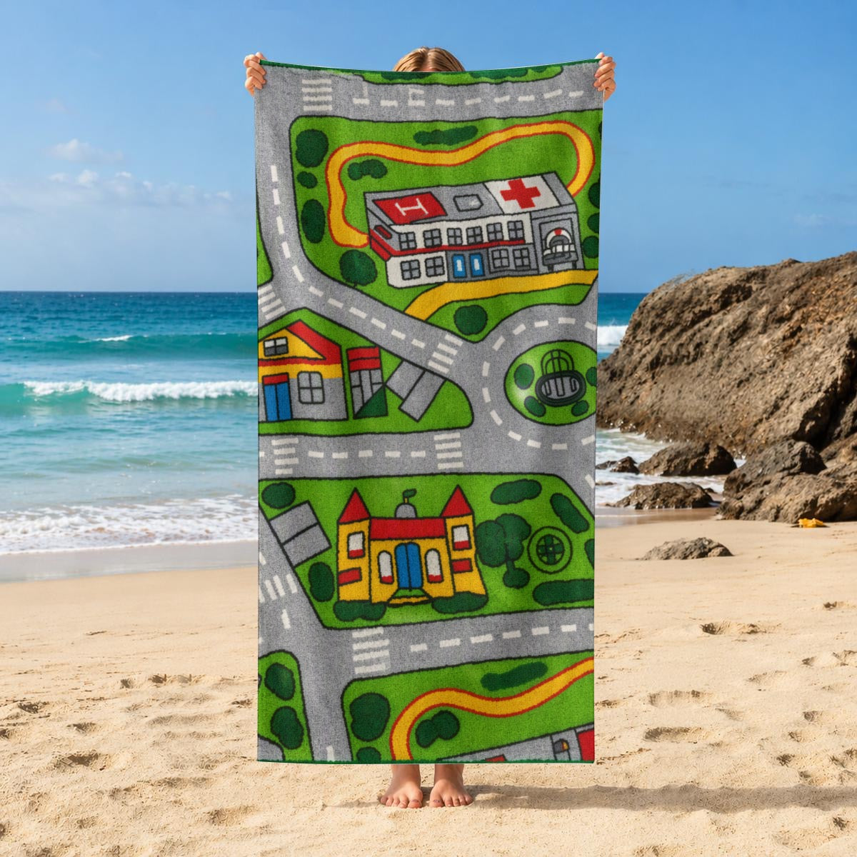 Adult Beach Towel Printed in Canada|320GSM