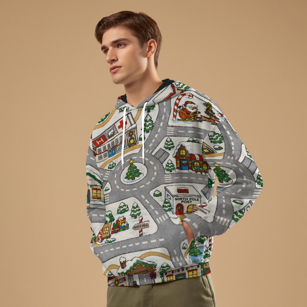 Santas Village Unisex Pullover Hoodie | 310GSM Cotton