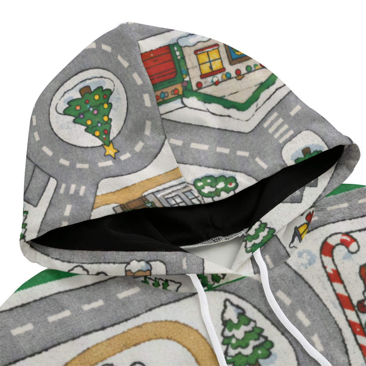 Santas Village Women's Long Hoodie | Interlock