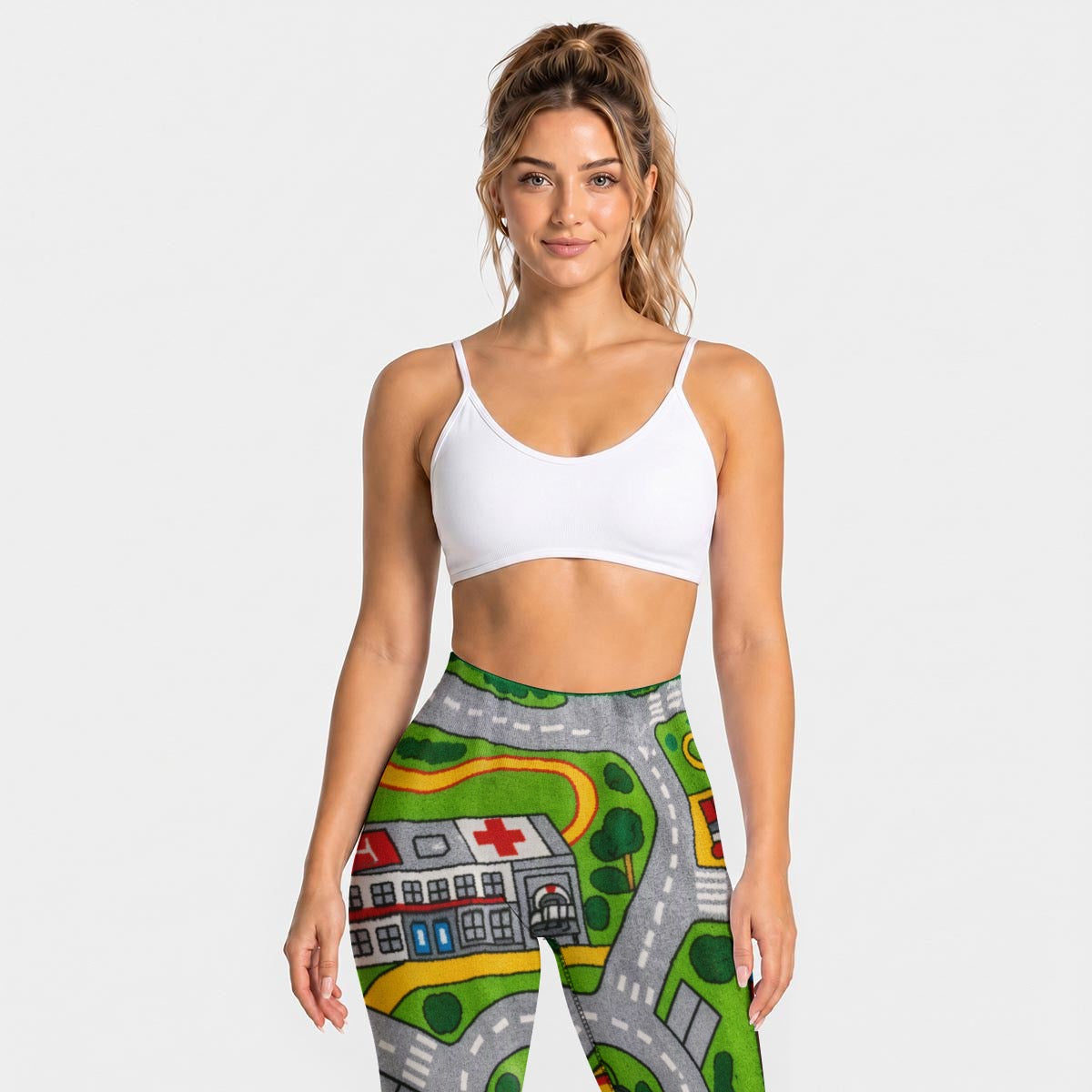 OG Print Women's Seamless High Waisted Butt-Lifting Leggings