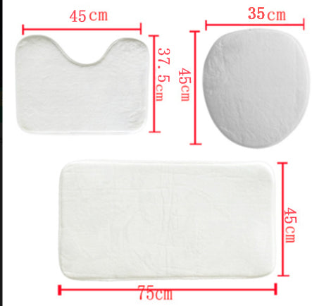 Three-piece toilet set