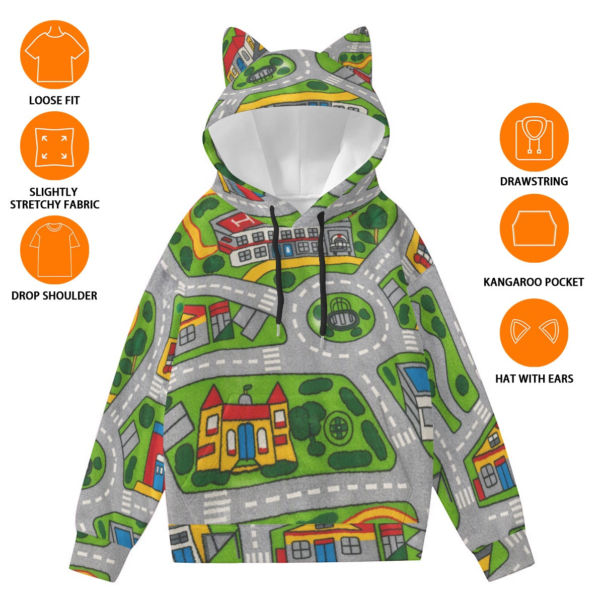 OG Women’s Hoodie With Decorative Ears
