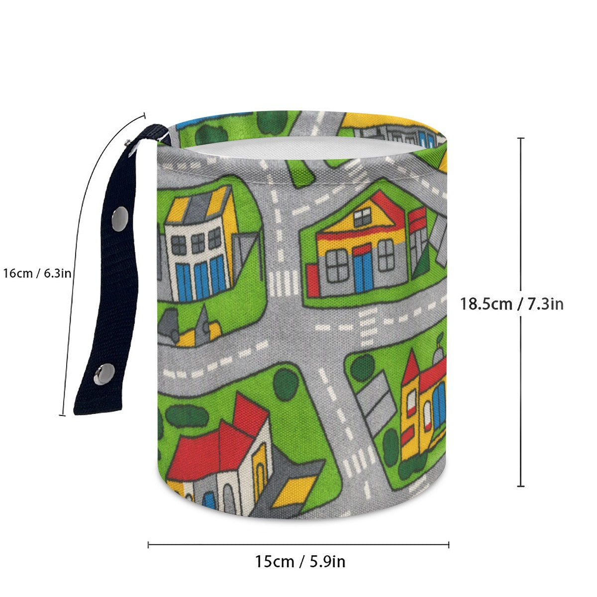 Minimalist Fabric Car Trash Can