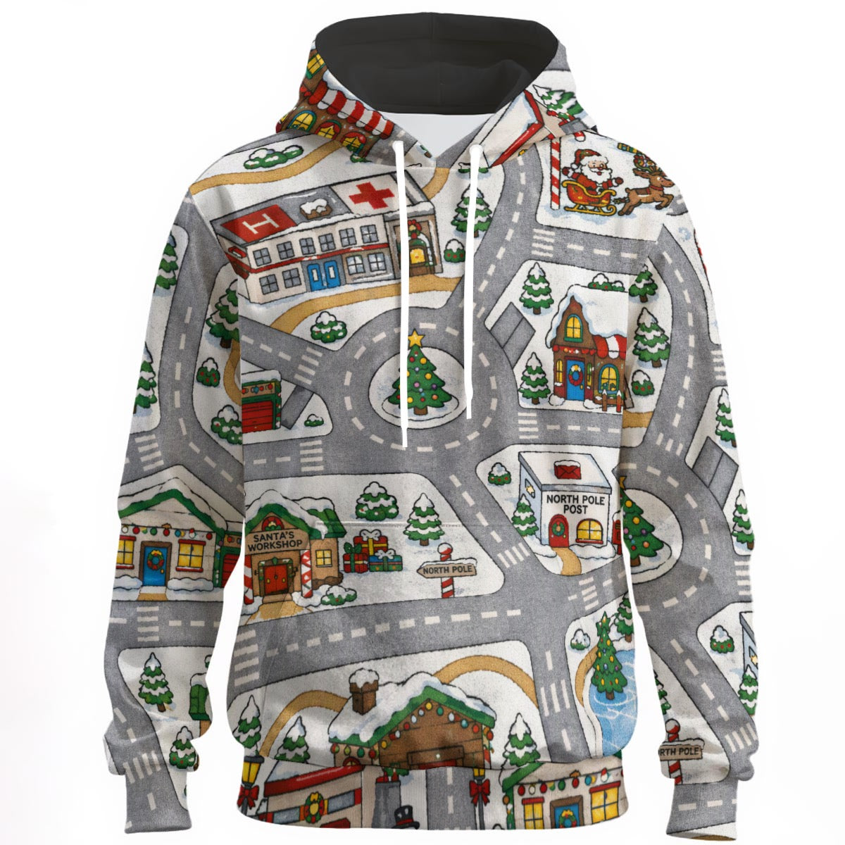 Santas Village Unisex Pullover Hoodie | 310GSM Cotton