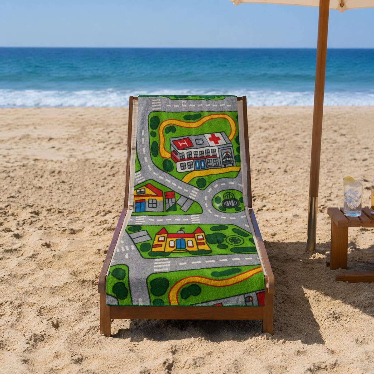 Adult Beach Towel  Printed in Canada|320GSM