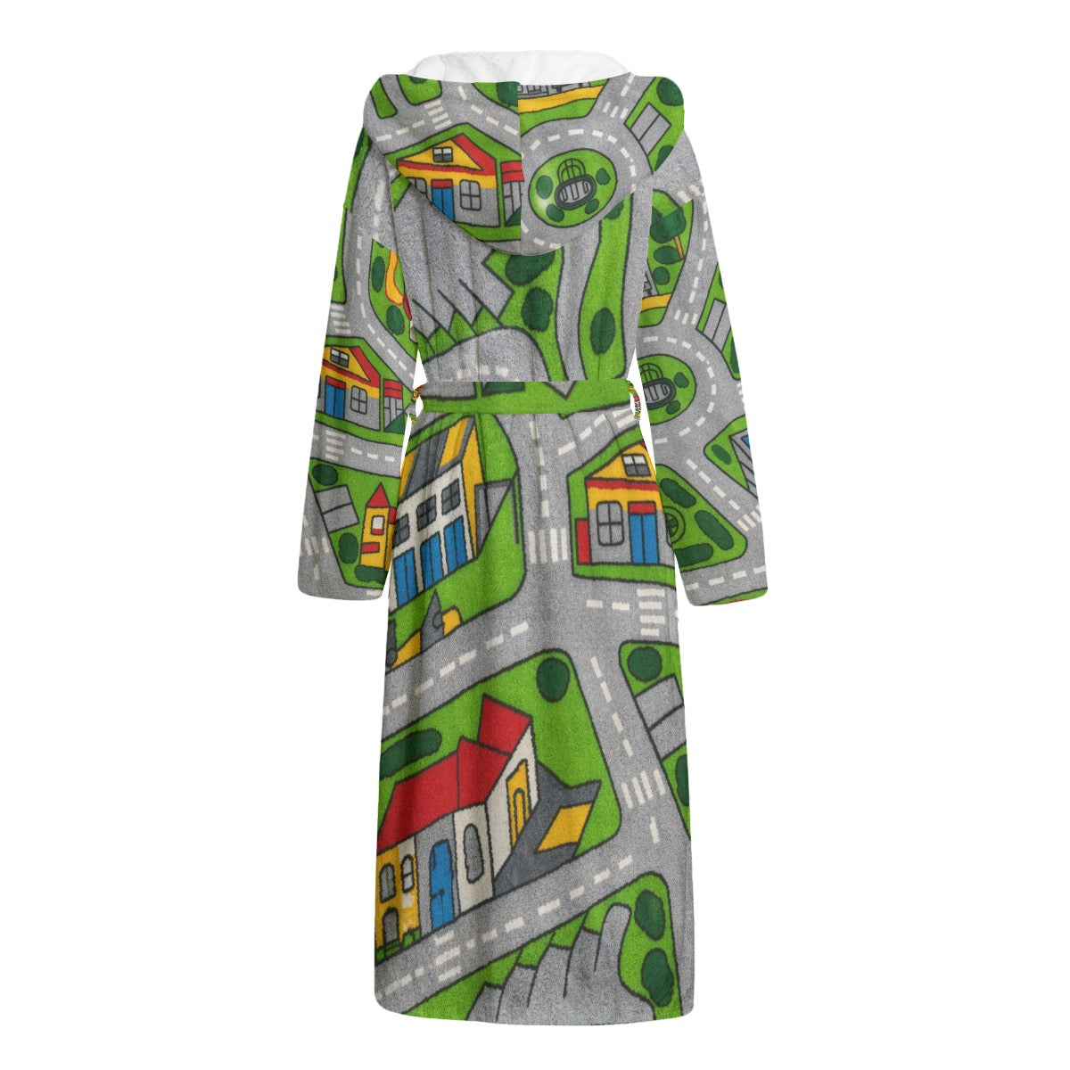 OG Unisex Flannel Hooded bathrobe